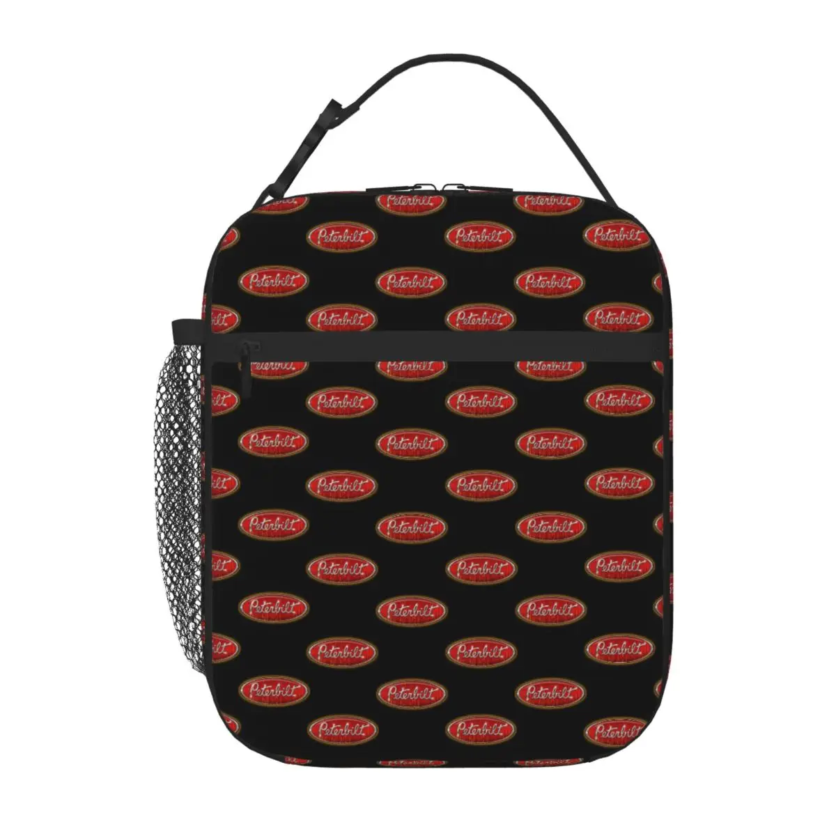 Bestselling Peterbilt Truck Best Logo Bold Color Waterproof Lunch Bag Hiking Snack Insulated Food Bag