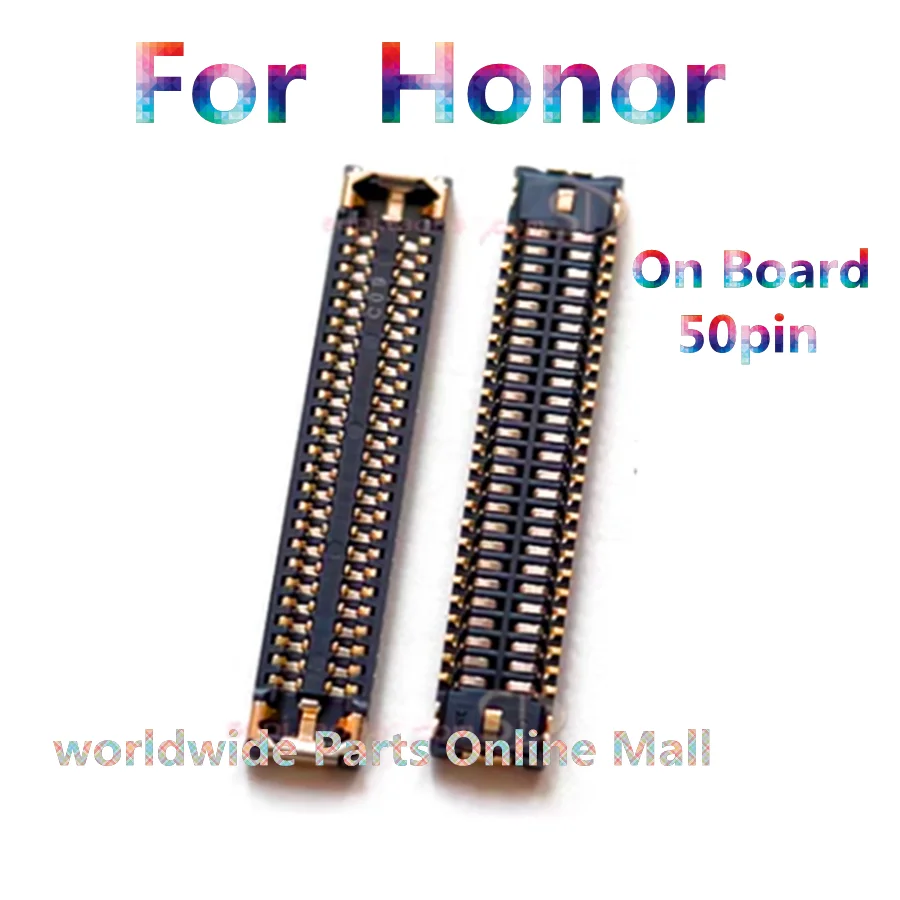 10pcs-100pcs For  Honor  V40 50pin FPC connector on mainboard Flex tail socket motherboard Cable