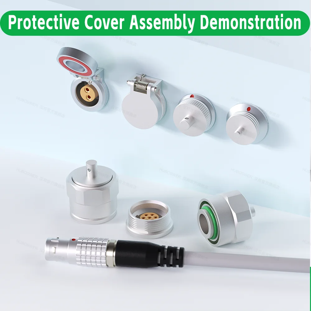 Connectors Accessories BFG BHG BRF BRE BRR Push-Pull Plug Socket Spring Caps B S K E T W Series Nut Tool Earthing Washer