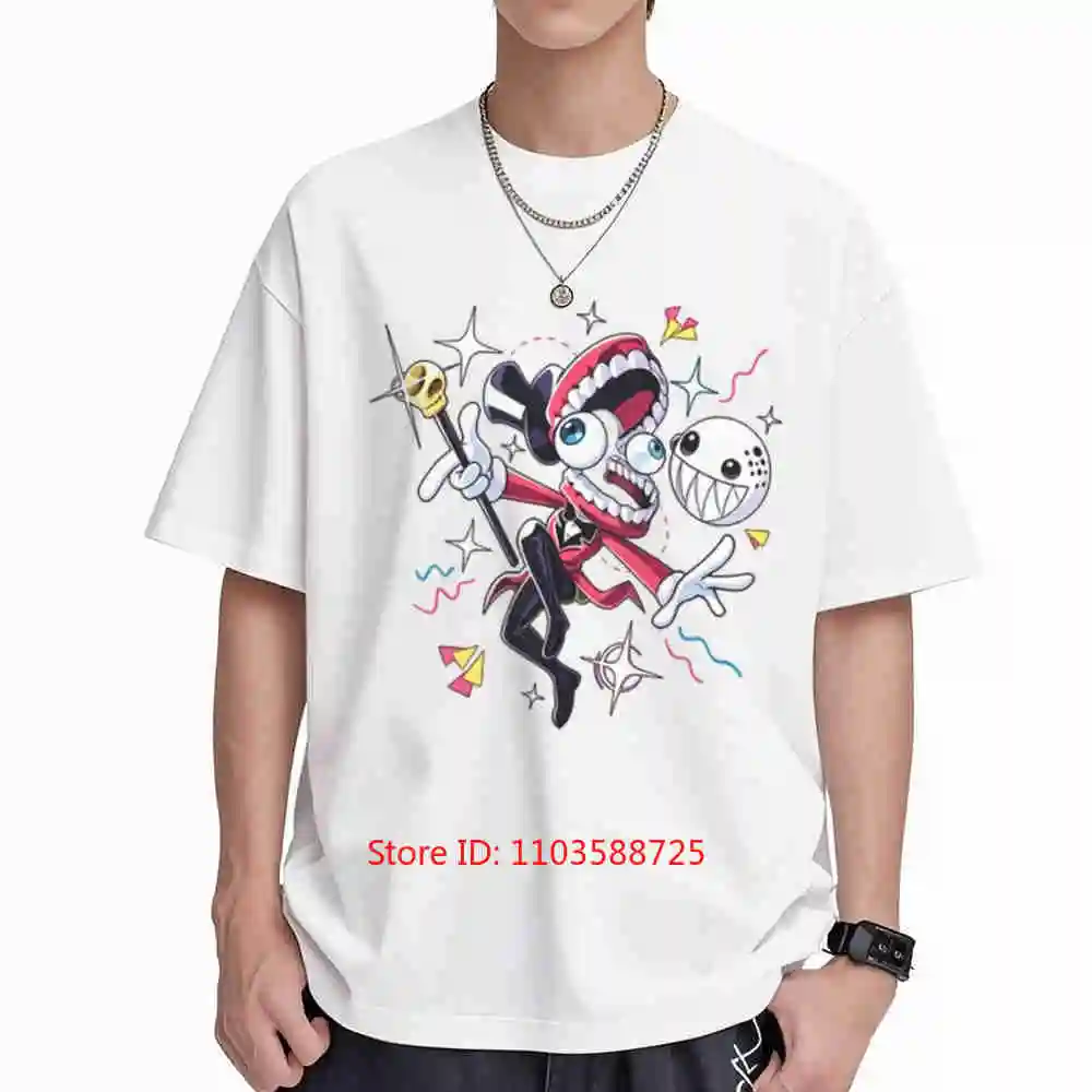The Amazing Digital Circus Caine TADC Bubble Ringmaster Short Sleeve Tee 100% Cotton T-Shirt