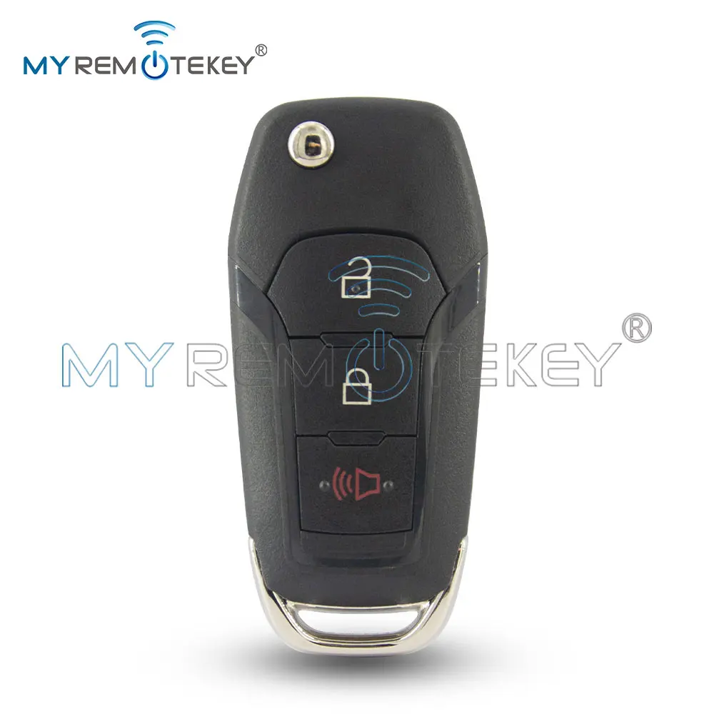 REMTEKEY HU101 Blade Uncut Entry Fob Smart Remote Car Key Case Shell For Ford Fusion Explorer Edge Mustang Mondeo Kuka 2013-2015