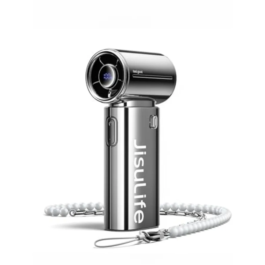 

Portable Handheld Fan, Turbo Power High Speed Air [22H Max Cooling Time], 5 Gear Wind, Rechargeable, Mini Pocket Design, Person