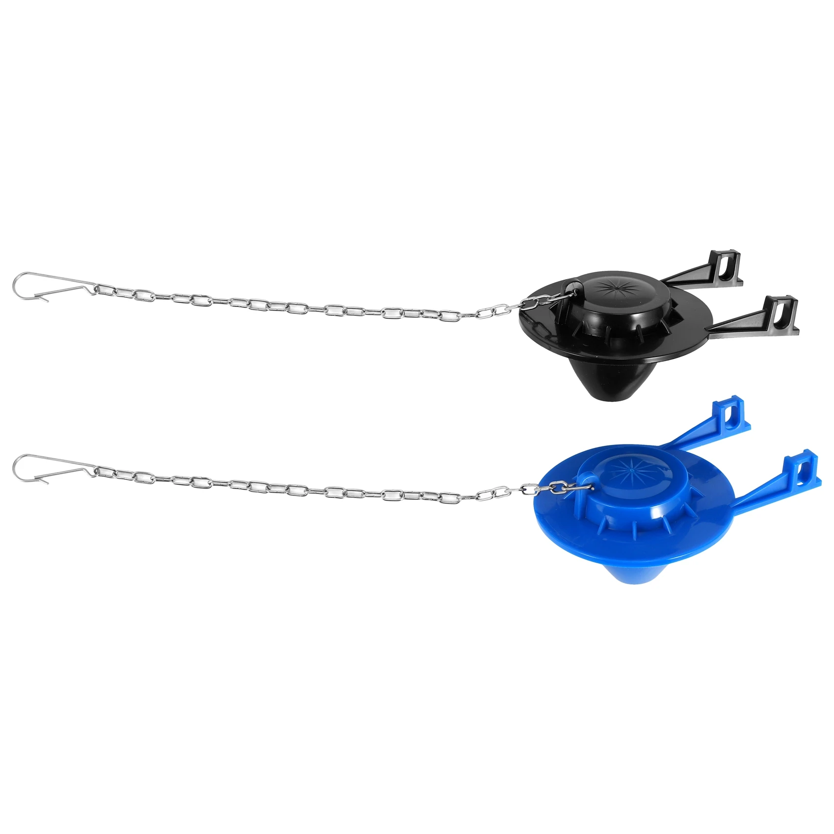 ABZC-2 Pieces Toilet Flapper Replacements 2 Inch Toilet Flapper Stopper Water Saving Flappers With 2 Pieces Toilet Chains