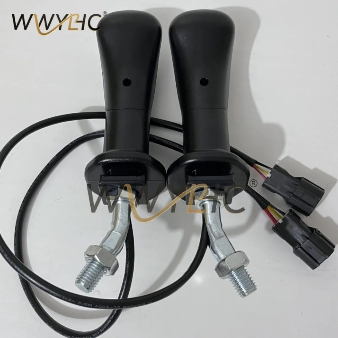 Excavator Accessories Wheel Excavation  Refitted Wood Grapple Gripper Wood Three-button Button Hydraulic Electric Control Handle