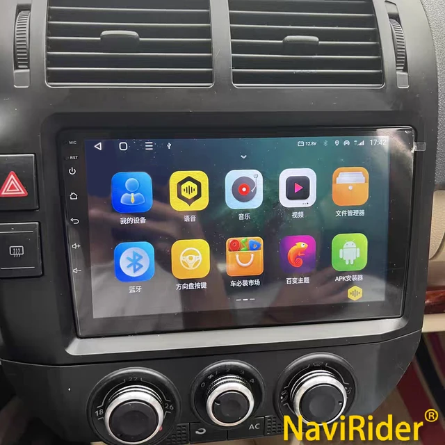 Android 14 dahili Carplay AI ses kontrolu araba radyo VW Polo 9N3 icin 2006 2005 2004 araba multimedya Video oynat c Stereo kafa unitesi AliExpress