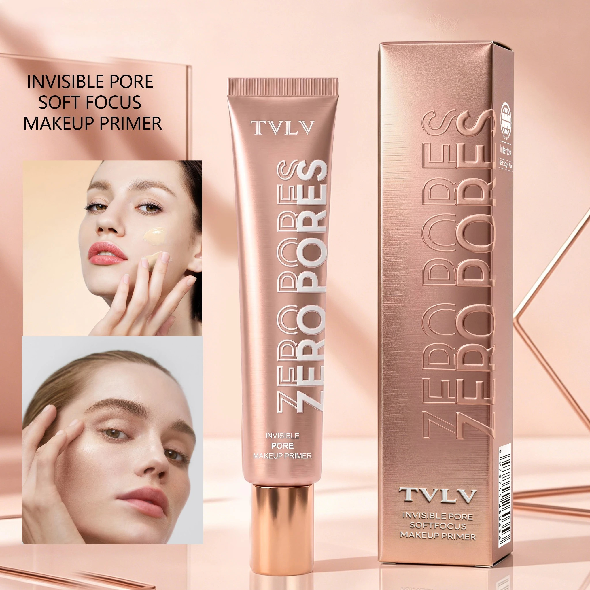 Prebase de Maquillaje TVLV Minimiza Poros, Base Mate de Efecto Suave, Unifica el Tono de Piel, Crea un Maquillaje Impecable de Larga Duración