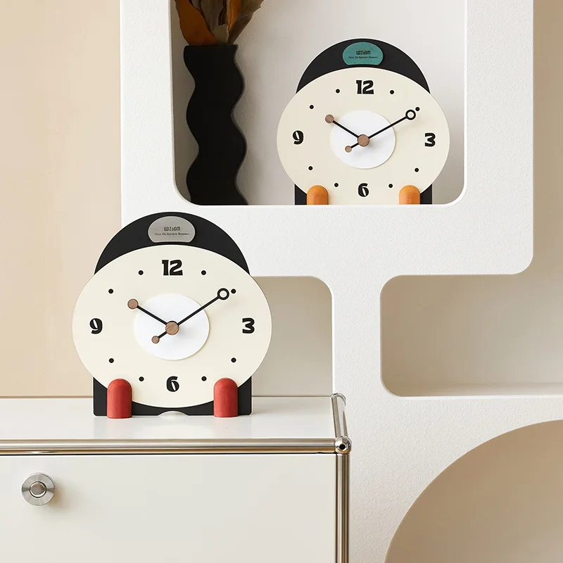 

Zml living room bedroom clock home desktop casual table clock entrance wine cabinet decorative ornaments