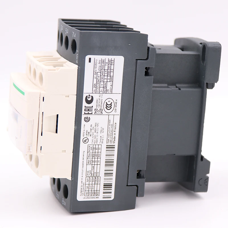 

LC1DT20F7 Электрический магнитный контактор переменного тока 4P 4NO LC1-DT20F7 20A 110V Катушка переменного тока