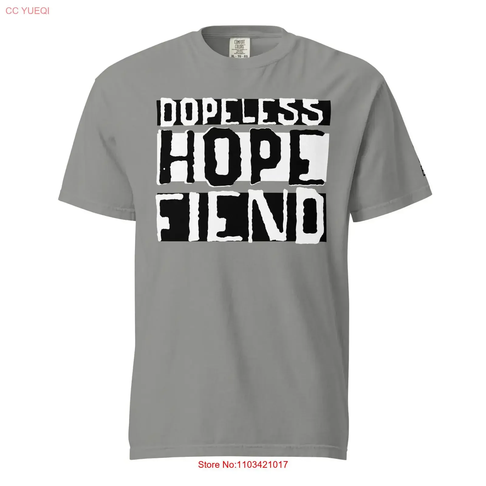 Camiseta Premium Vintage Lavada de Diseñador Dopeless Hope Fiend 3Block AA NA Al Anon Rehab Recovery Clean Sober Milestone