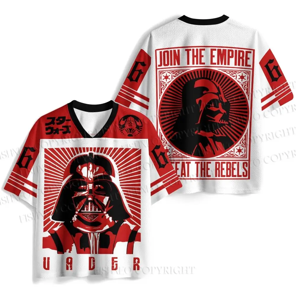2026 New Star Wars Movie Sports Fashion Adult Children's Short Sleeve V-neck Street Gothic Style Horror Fans Gift