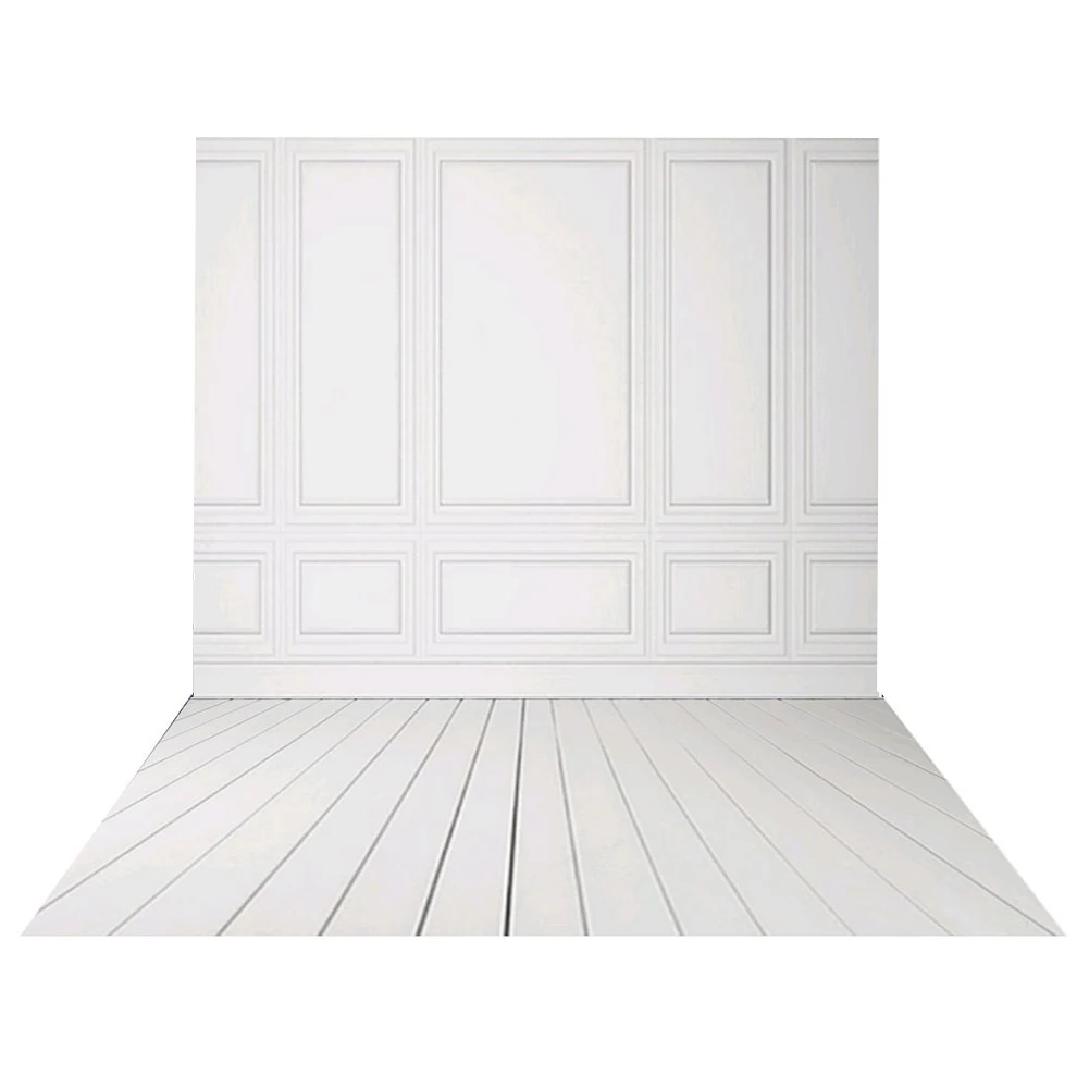 

3x5ft Vinyl Photography backdrops White Brick Wall wood floor wedding background for photo studio