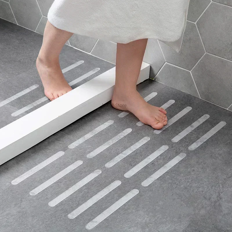 Transparent Foot Mat Anti-slip Strip Bathroom Accessories Bathtub Shower Stickers Non-slip Skirt Bikini Stair Kitchen Bra Gun