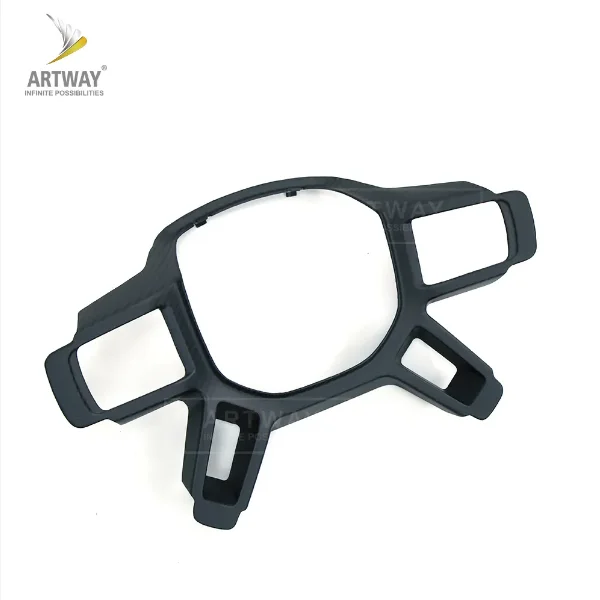 Automobile Interior Accessories Mat Black Steering Wheel Cover Trim for Land Rover Defender 2020+