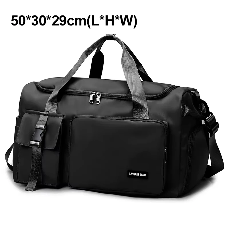 Luggage Camping Travel Bag for Women Men Outdoor Sports Storage Shoulder Large Dry Wet Carry on Duffle Gym Fitness Hike Backpack