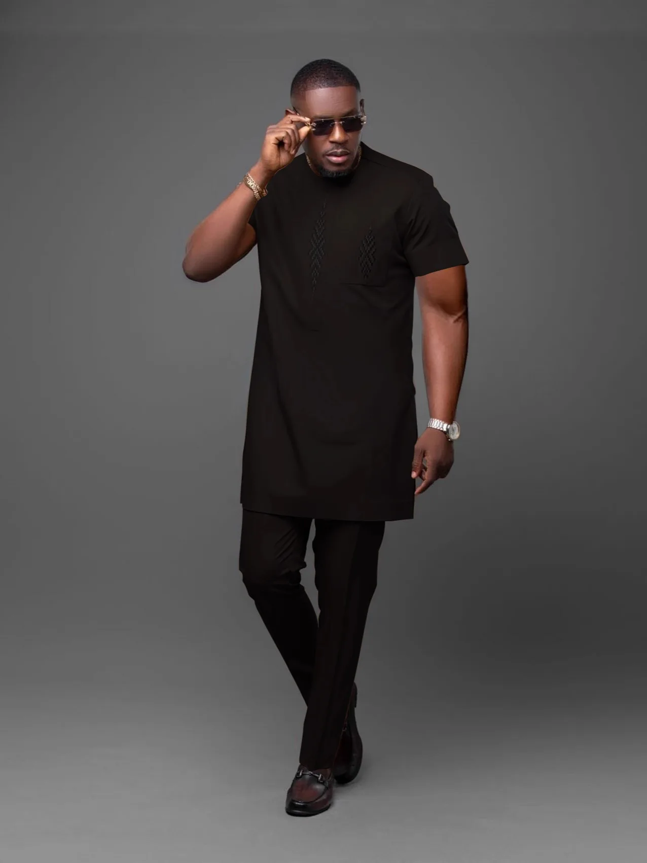 2 pieces kaftan outfits traditional office wear dress set fashion african dresses clothes for men dashiki africa clothing 2025