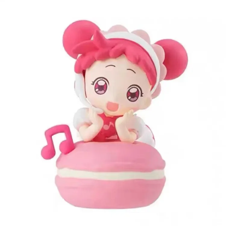 BANDAI Gashapon capsule toys Magical DoReMi Asuka Momoko Harukaze DoReMi Rubber pendant Anime Figures Original