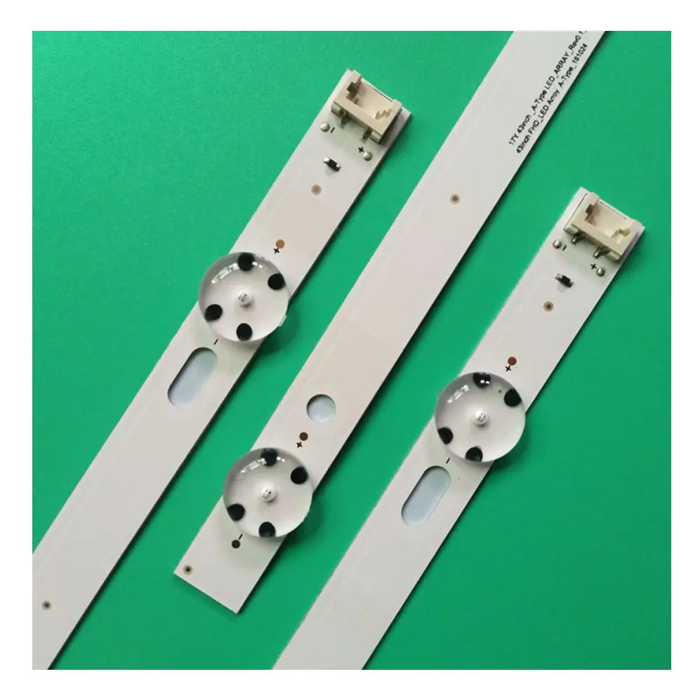 LED strips for backlightingTV 43UJ635V 43UK6300PLB 43UJ651V 43UJ634V 43UJ630V 43UJ561V 43UJ655V LC43490059A LC43490058A, 3 LED t