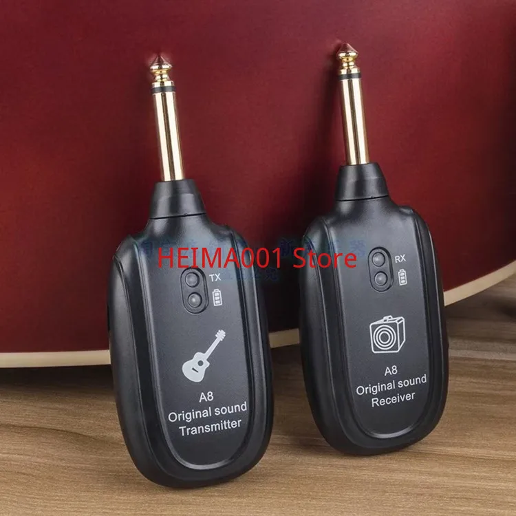 A8 Wireless Transceiver Electric Guitar Bass Electronic Organ Wireless Transmitter Instrument Audio Wireless Transmission UHF