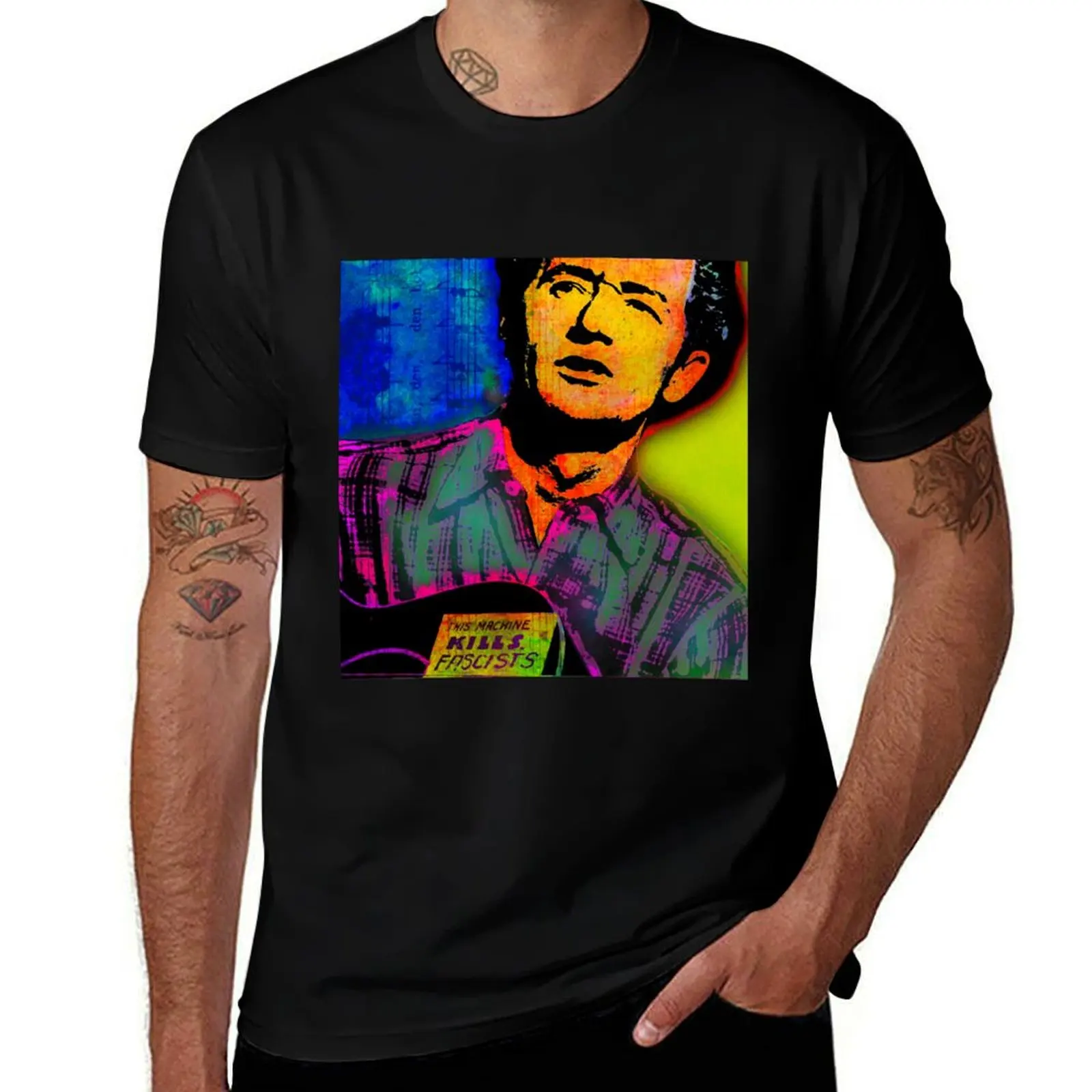 

shirt quality C WOODY GUTHRIE high cotton t shirts T-Shirt man shirts graphic t t funny T-Shirt humor dark
