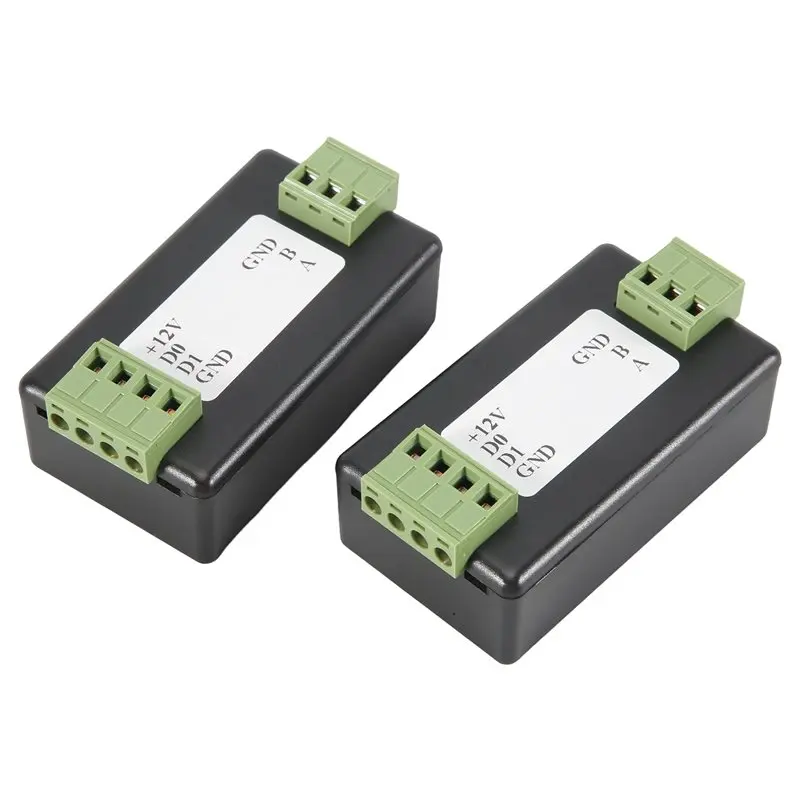 

N75R-Wiegand Extender / Wiegand Signal Format To RS485 Converter Auto Recognizes All WG Formats Extend Up To 500M