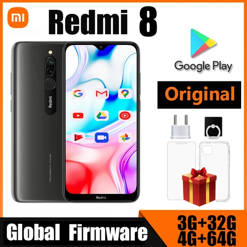 샤오미 레드미 8 스마트폰 듀얼 SIM 카드, 스냅드래곤 439 8 코어, 4G LTE 중고 휴대폰, 12MP, 2MP, 8MP, 6.22 인치 화면  Best5