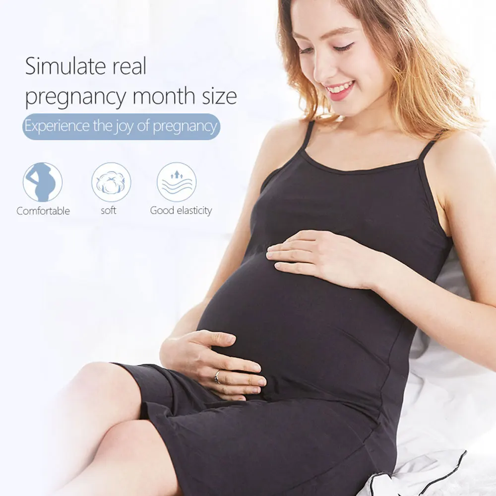 2-10Month Fake Belly Pregnancy Pregnant False Tummy Artificial Stomach For Cosplay Actor Crossdresser Performer TV Show Prop
