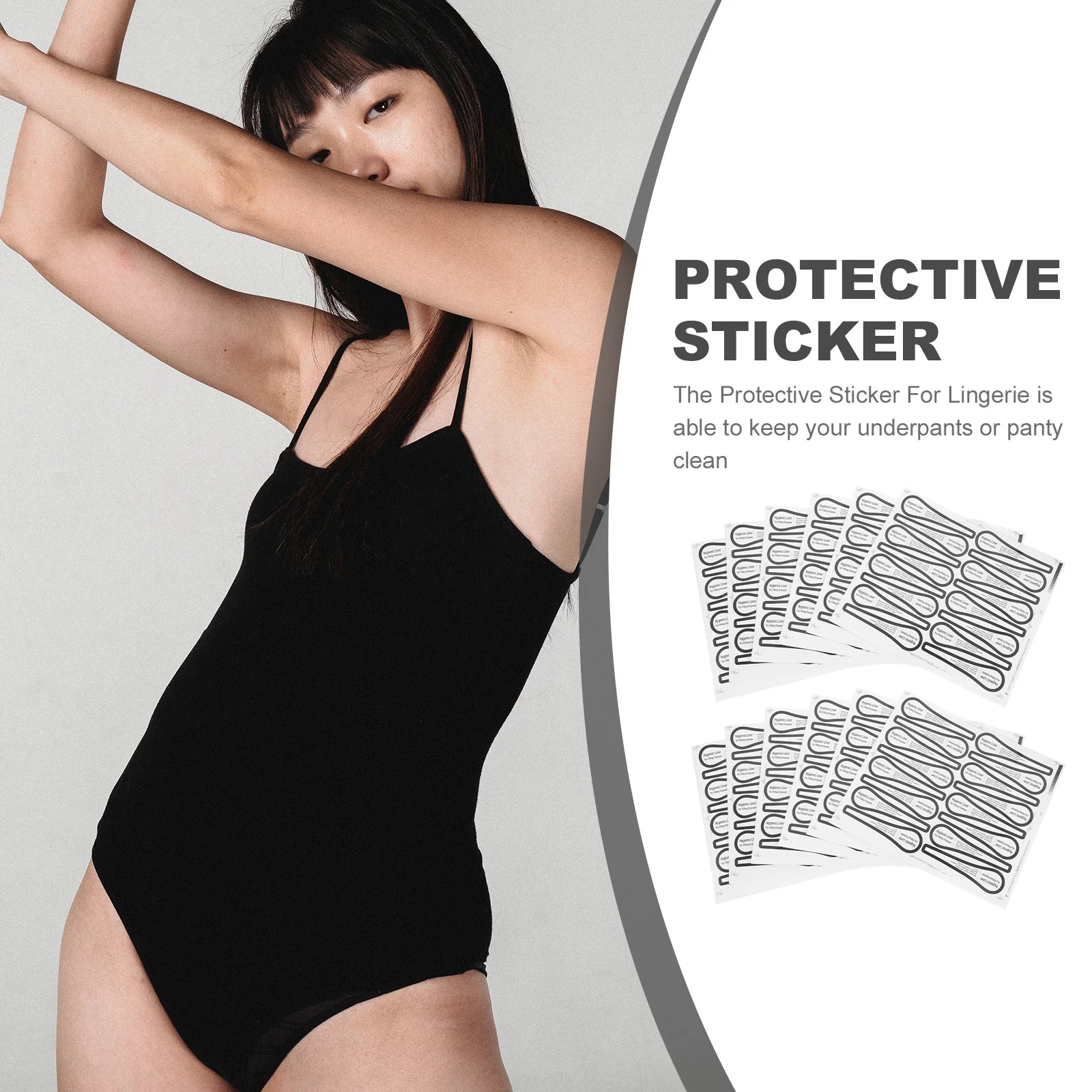 

100pcs Colorful Sticker Adhesive Protective Liner For Swimwear Underwear Reusable Waterproof Decal Craft