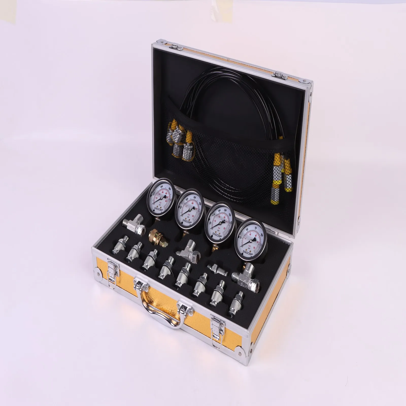 

Золотой четыре 4-метровых гидравлических шланга универсального (10 МПа/25 МПа/40 МПа/60 МПа) 4-линейный гидравлический шланг