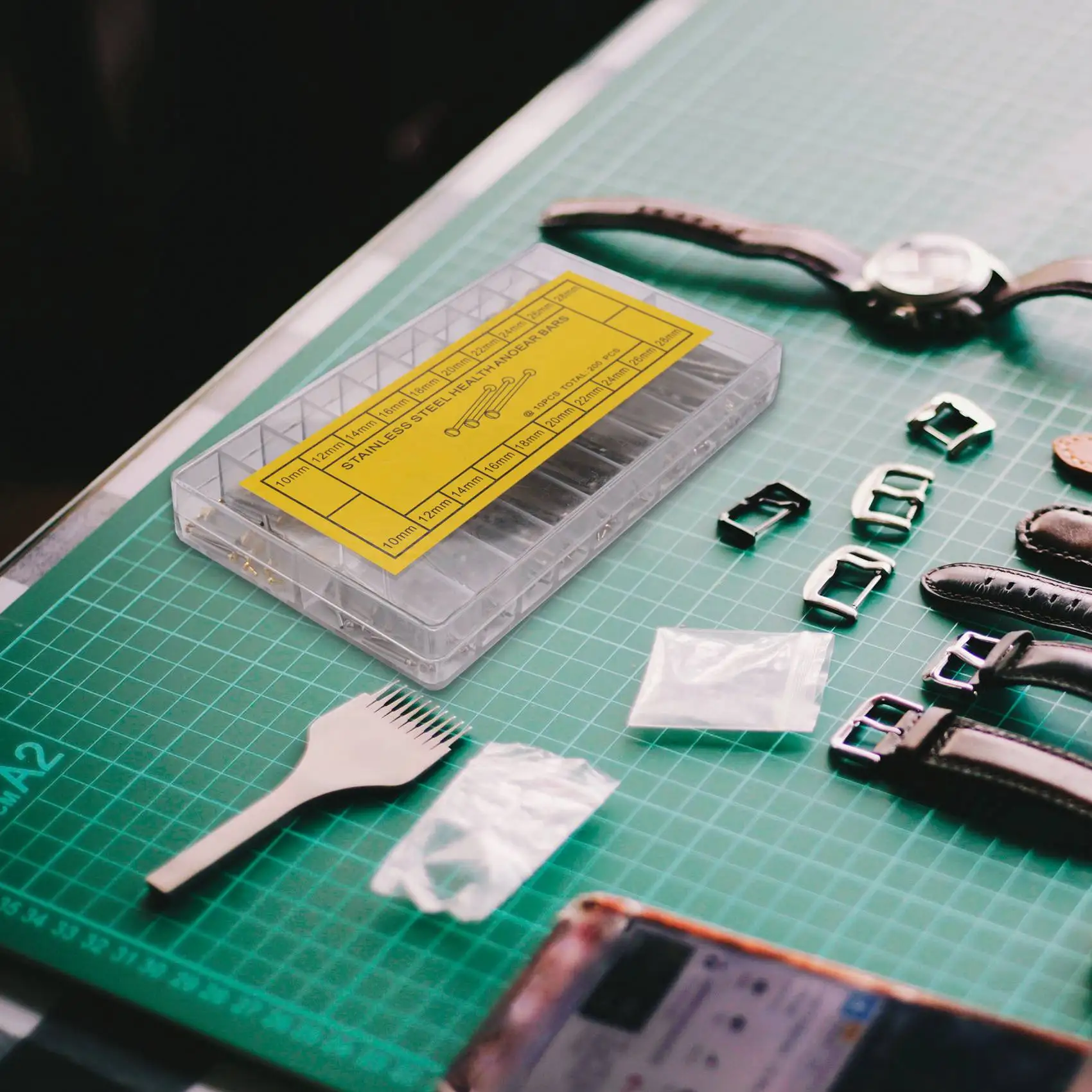 ブレスレットストレッチキット,10mm-28mm, 1ボックス,機器修理ツールセット,減摩ピン