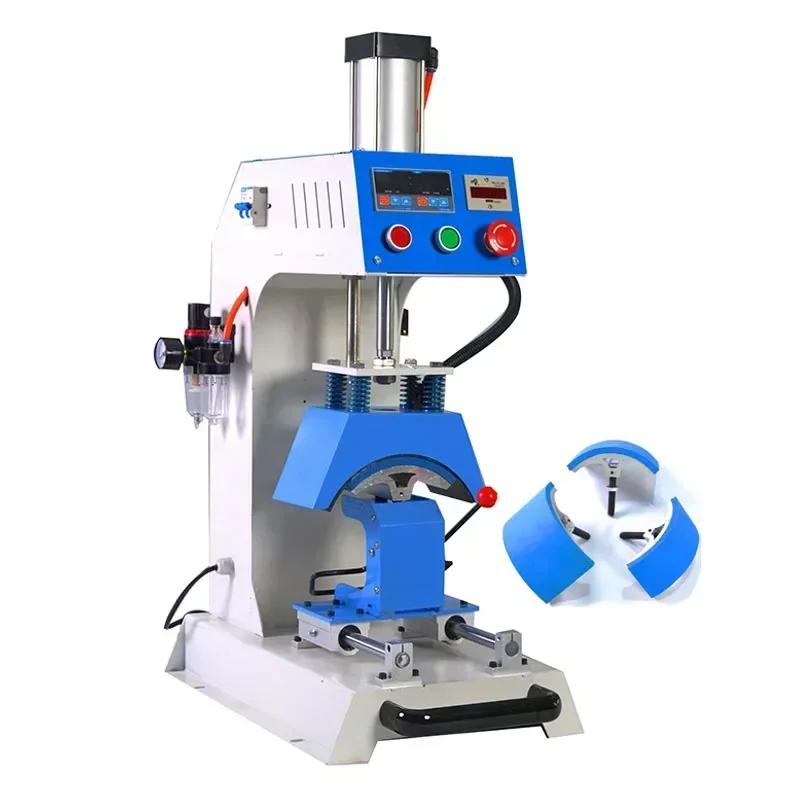 Fully Automatic Curved Steam Hat Press Heat Transfer Machine for Hat Labels Logos Label Heat PressHeat Transfer Machine for Logo