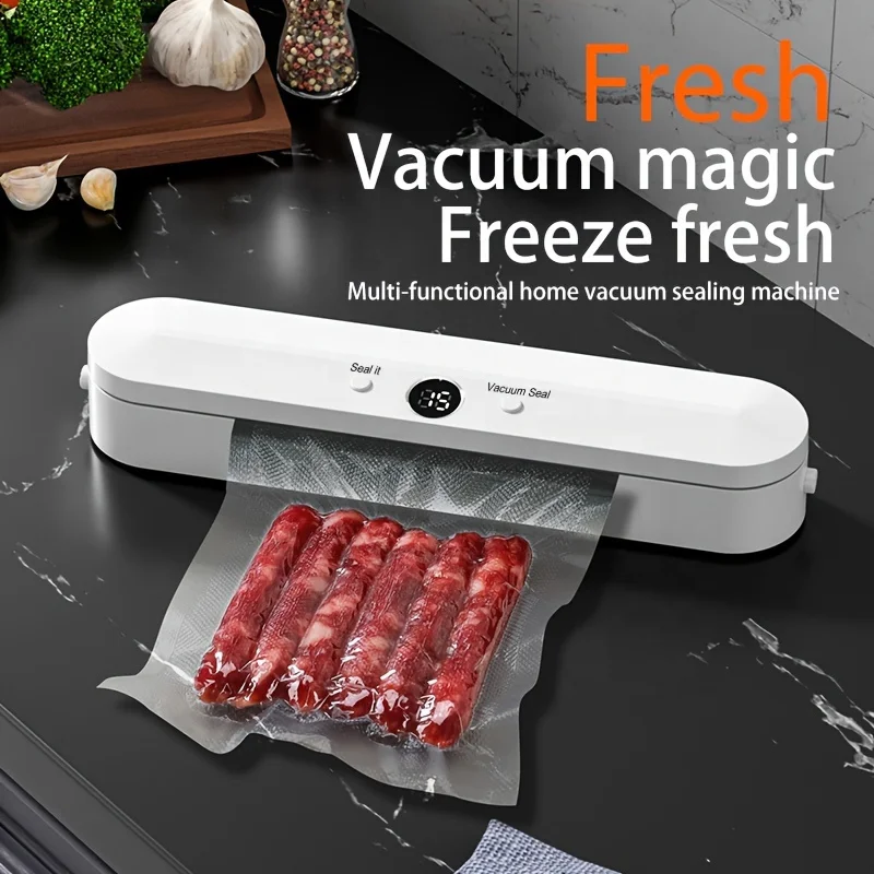 

Многофункциональный электрический вакуумный упаковщик пакетов 2 в 1, вакуумный упаковщик пищевых продуктов, автоматический вакуумный упаковщик пищевых продуктов с резаком