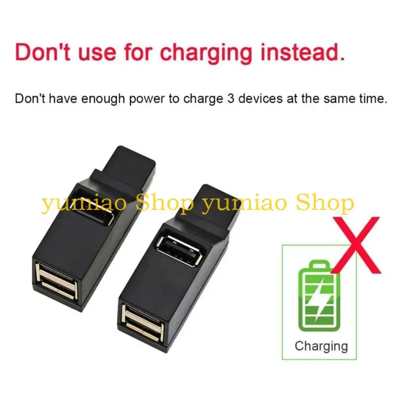 

587b несколько портов USB2.0 HUBS 3 Адаптер разветвителя порта для автомобиля для ноутбука