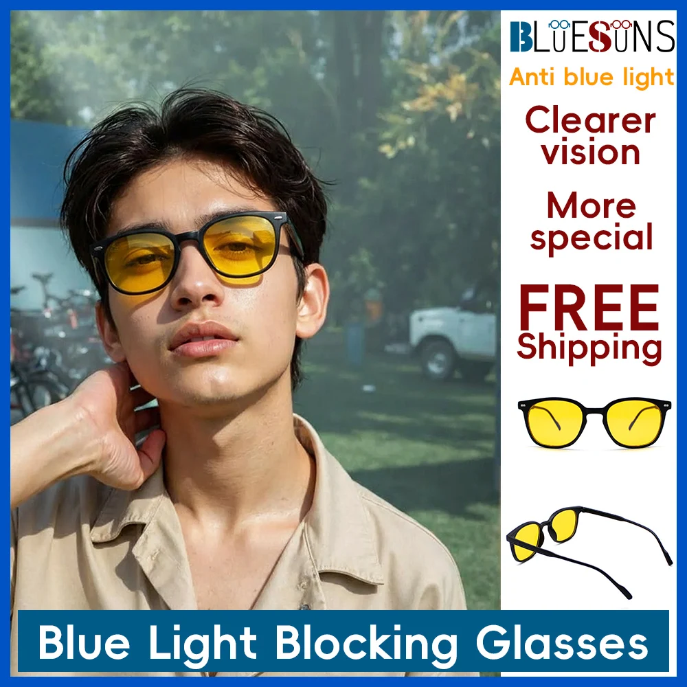 

Round frame gaming anti blue light glasses, lightweight frame, suitable for men and women, comfortable to wear and protect eyes