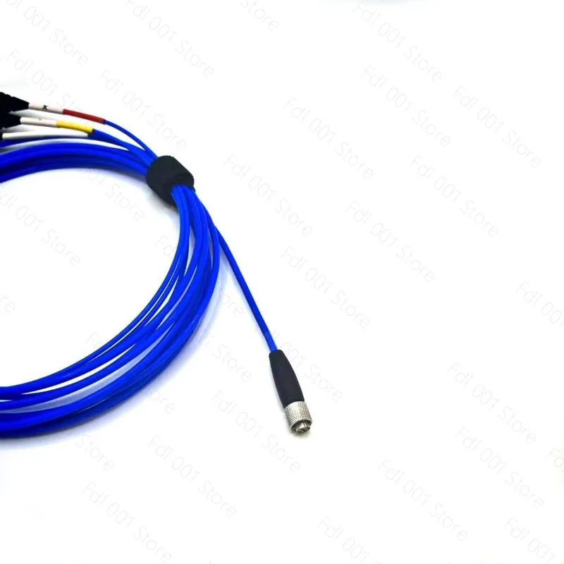 1/4-28 UNF to BNC four-core connector for PCB three-axis sensor vibration acceleration cable