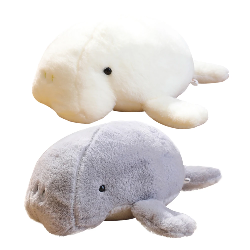 

Kawaii Manatee Anime Cute Dugong Plushie Sea Cow Plush Toys Lifelike Animals Simulation Stuffed Doll Kawai Toy Gifts Kids