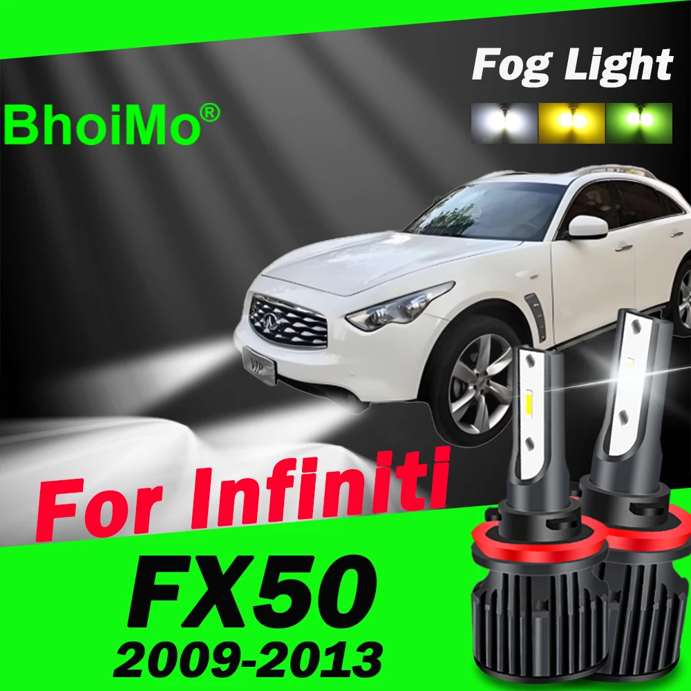 

For Infiniti FX50 Led Front Fog Light Lamps 2009 2010 2011 2012 2013 Bulb