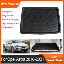 Auto Trunk Mats For Vauxhall Holden Opel Astra K Hatchback 2016-2021 2019 2017 Car Cargo Liner Waterproof Protector Storage Pad