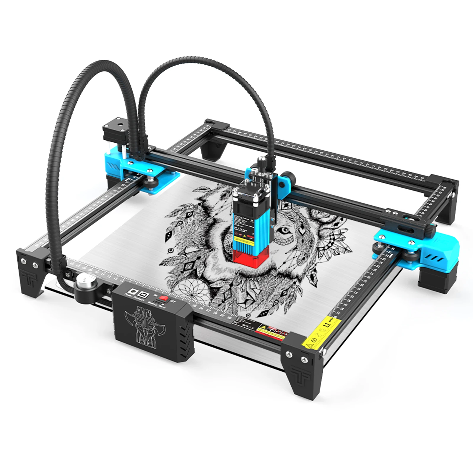 Twee Bomen TTS laser graveermachine 5.5W gecomprimeerde spot laser graveren snijmachine 300x300mm