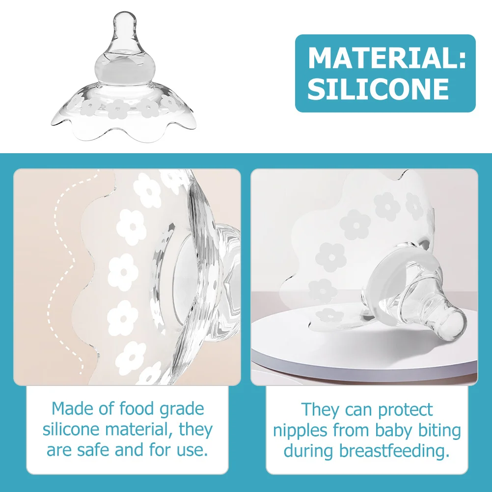 

Silicone Breastfeeding Nipples Cover for Flat Inverted Nipples Baby Feeding Protector Lactation Nursing