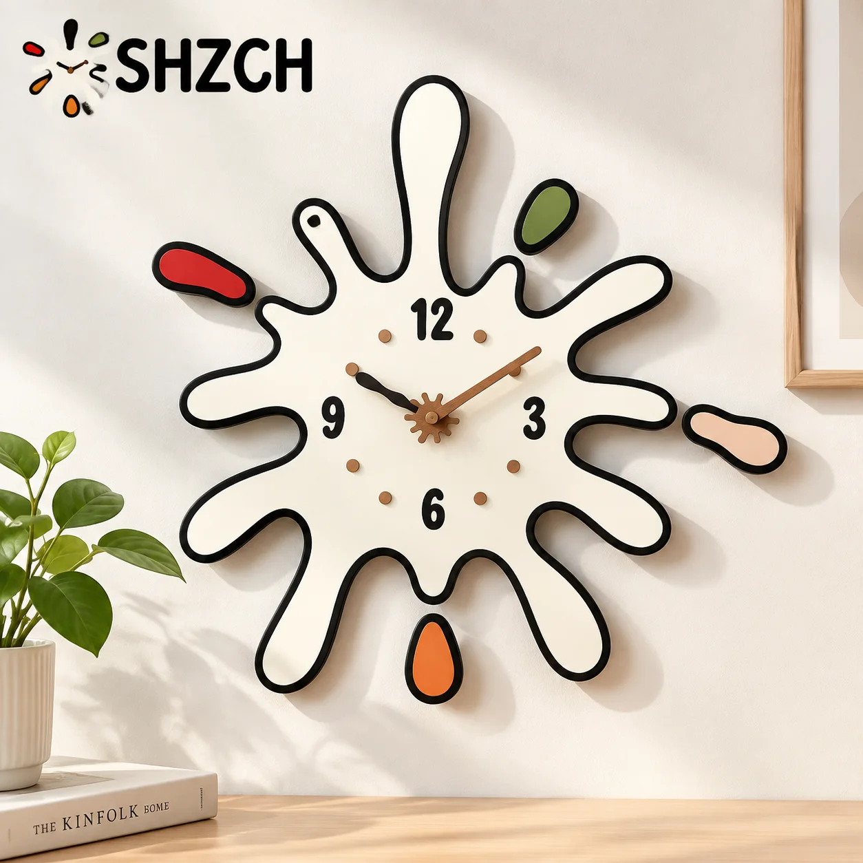 Cream Style Art Mural Wall Clocks Living Room Electronic Silent Modern Wall Clocks Decoration Bedroom Home Decor Wandklok LLWC