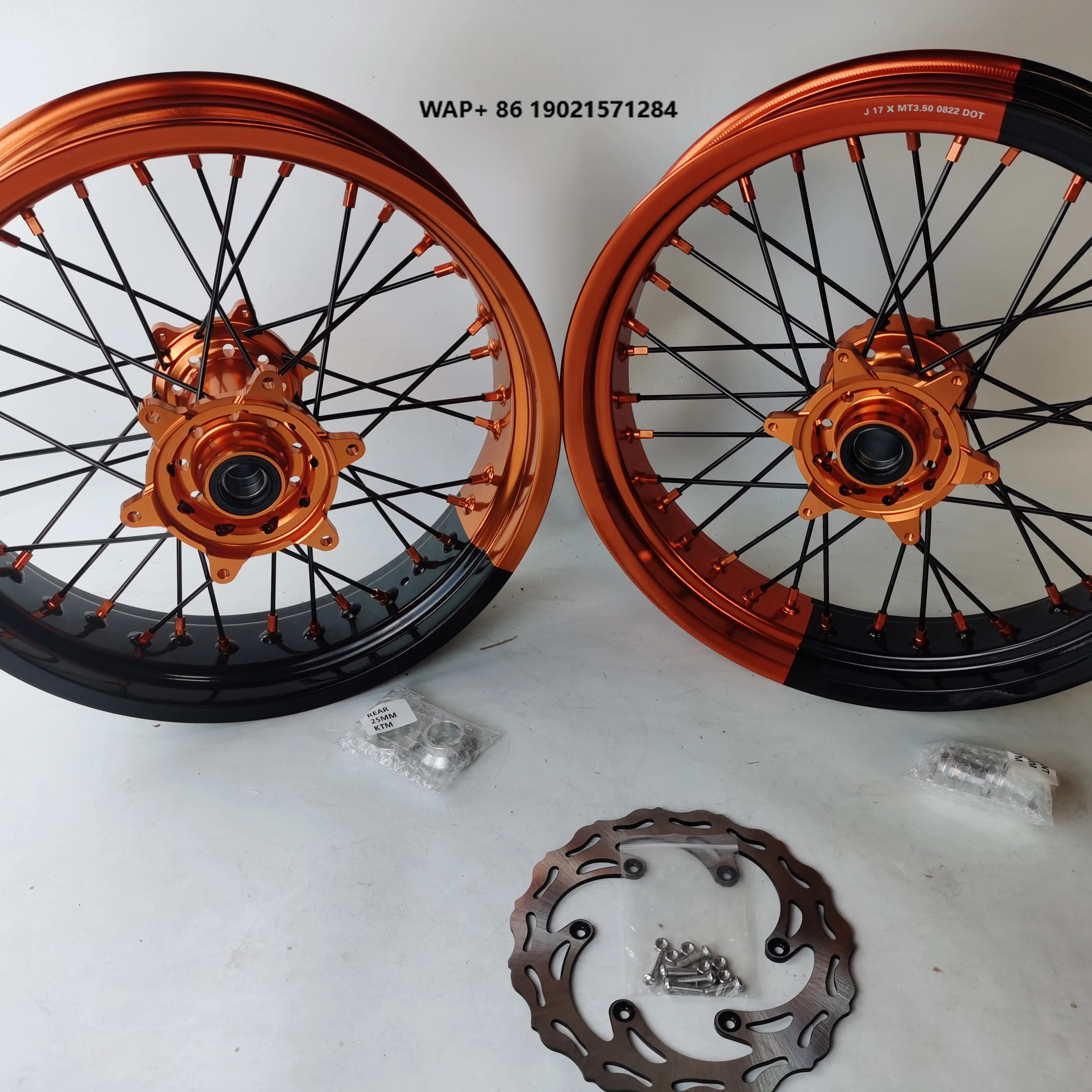 Factory High Quality  Motorcycle Aluminum Alloy Motorcycle Supermoto Wheels Rims for EXC SXF CRF RMZ KX KXF