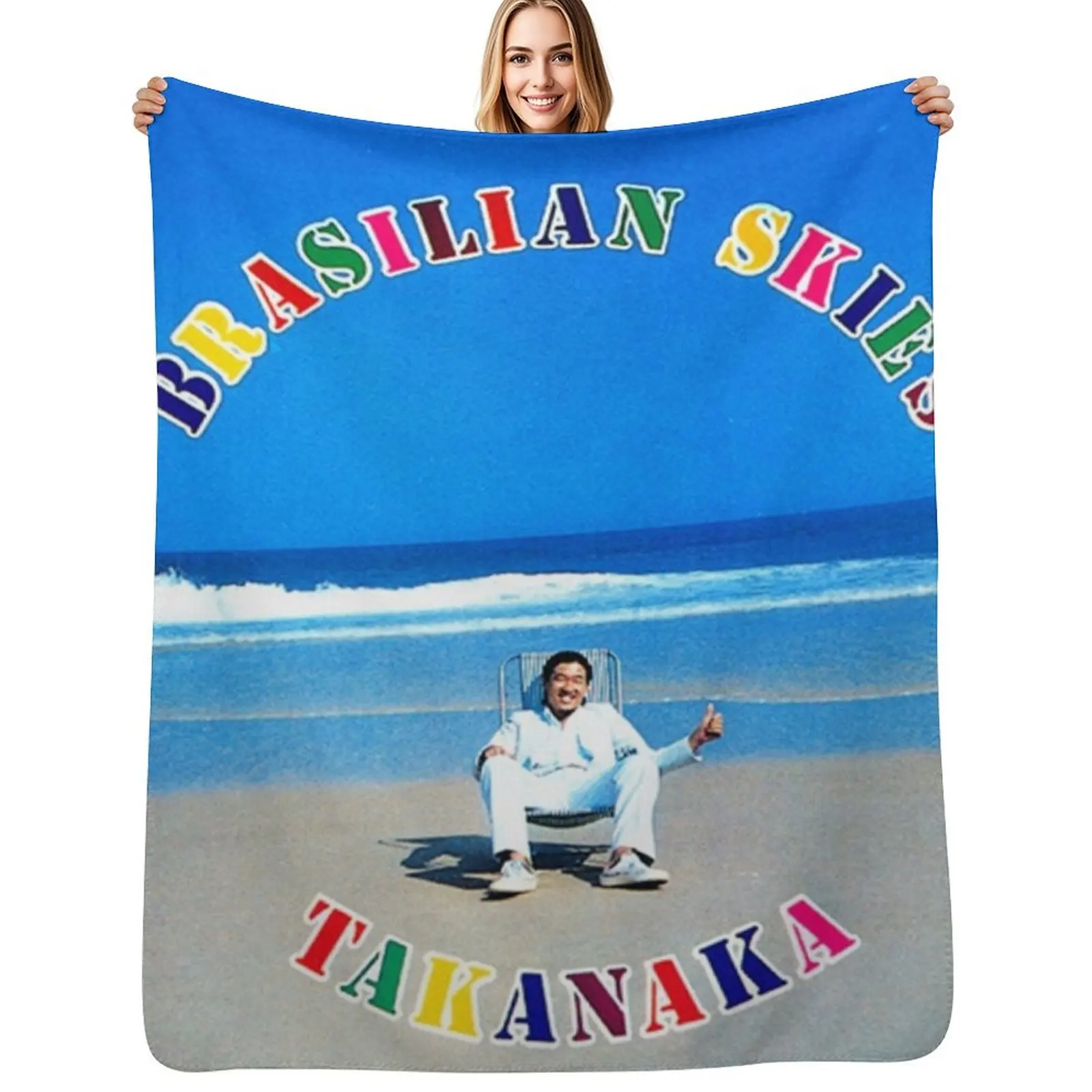 MASAYOSHI TAKANAKA - BRASILIAN SKIES Throw Blanket Decoratives Baby Multi-Purpose Large Luxury Throw For Baby Blankets