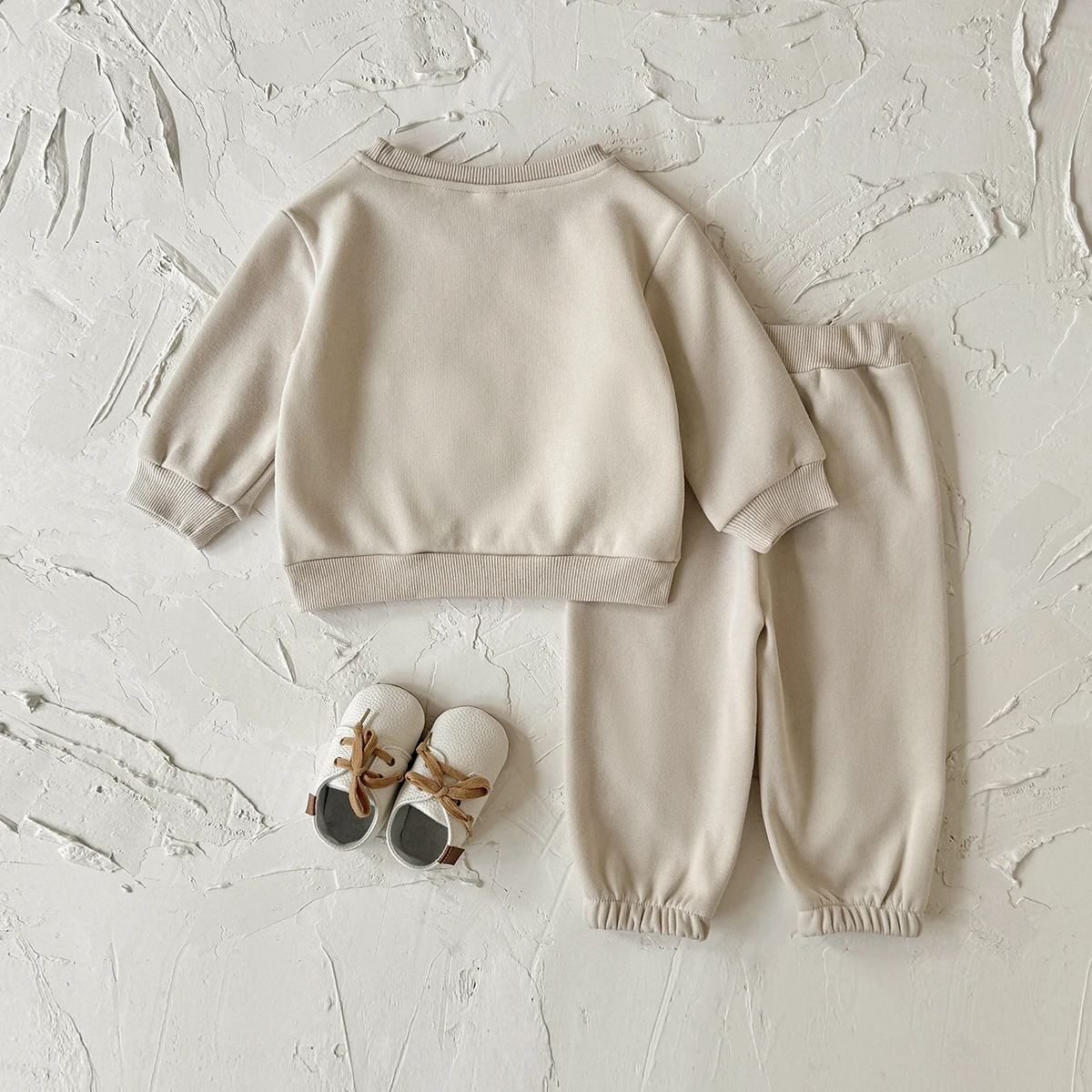 Baby Girl Clothes New Design Fashion Spring Fall Boy Outfit Popcorn Print Long Sleeved Long Pants Two-piece Set