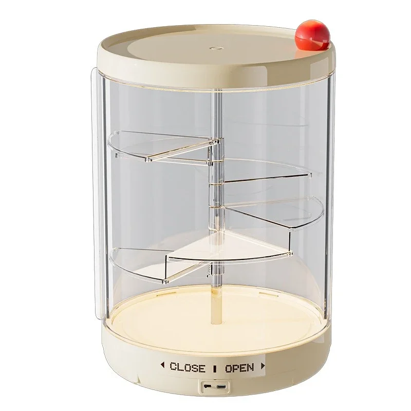 

Rotating blind box storage display stand circular figure building block display cabinet