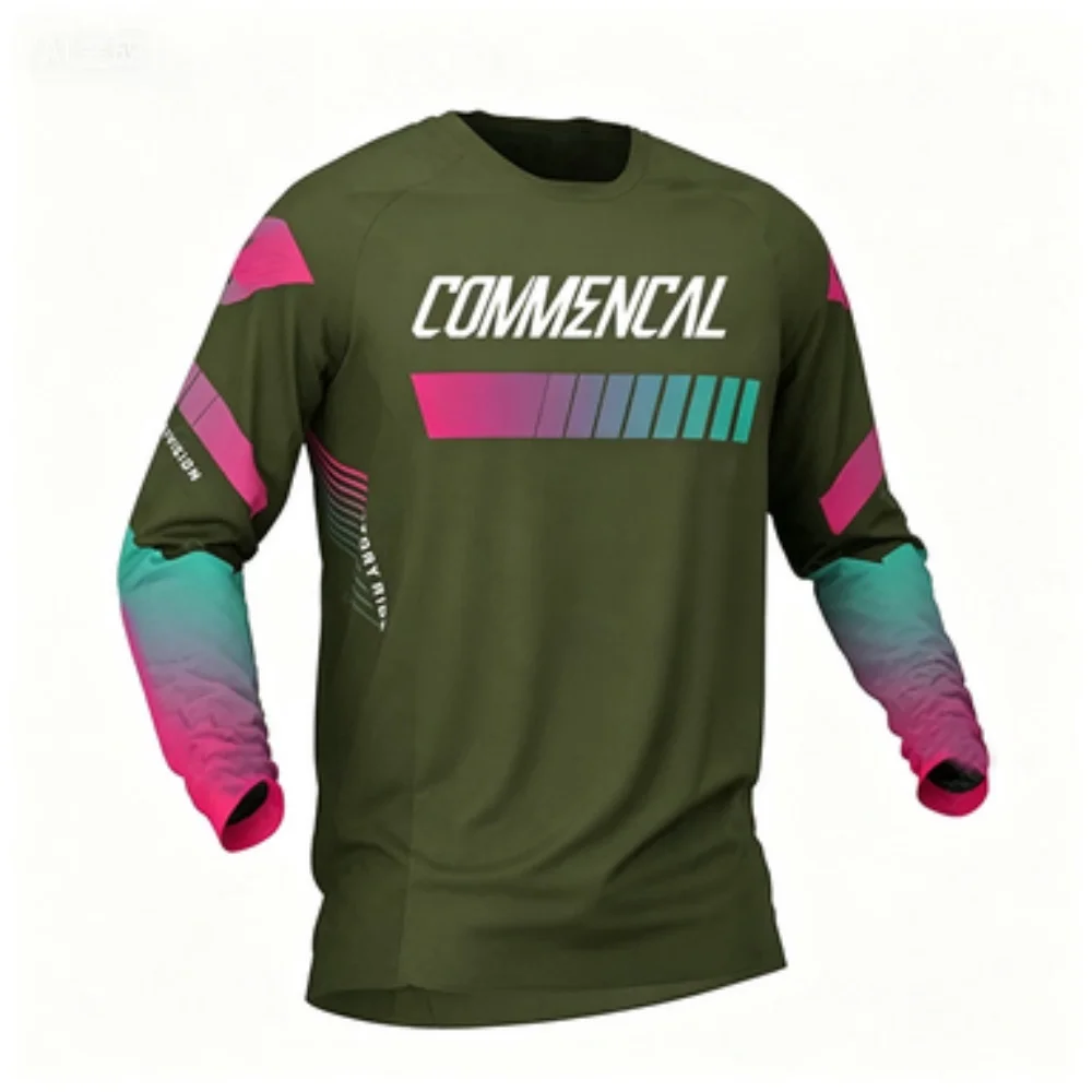 Sporty Long-Sleeve T-Shirt with Trendy Print Comfortable Breathable for Daily Casual & Light Sports Wear view 5