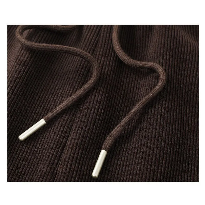 20265 Neue Herbst und Winter Lose Cord High-taille Casual Einfarbig Spitze-up Temperament Hüfte-bedeckende rock für Frauen
