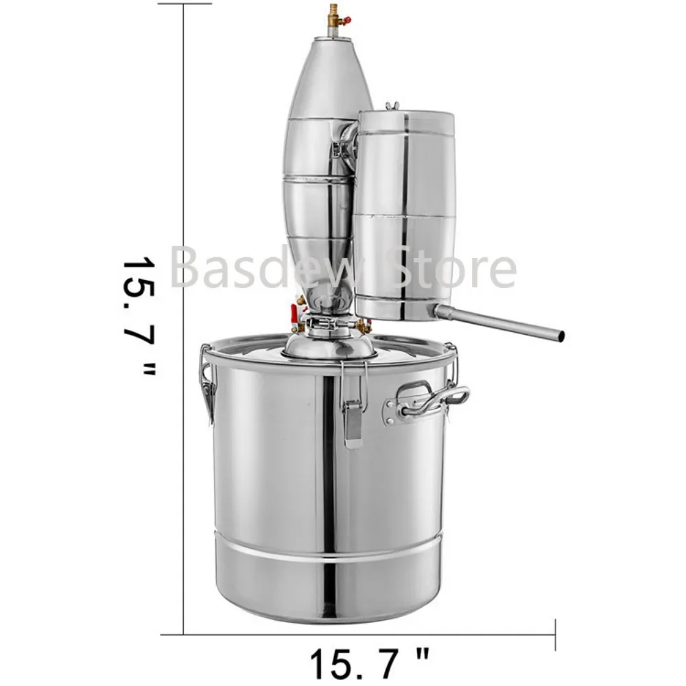 50L Wine Spirit Yellow Wine Beer Maker Distillator Brewing Filling Equipment Fermentation Tank