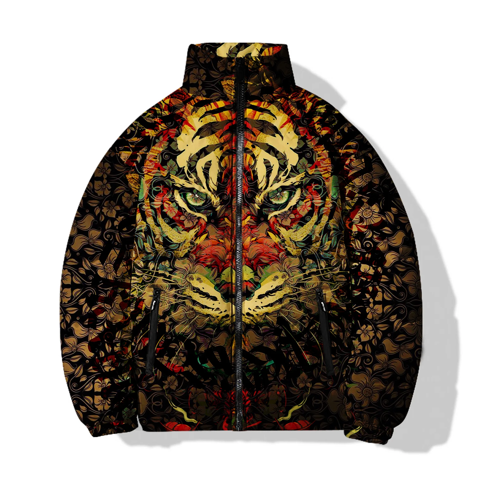 Lizard Men\'s Winter Coats Stylish Design Spider New in Coats Down Mechanical Style Cool Parka Winter Man Tiger Rabbit Jellyfish