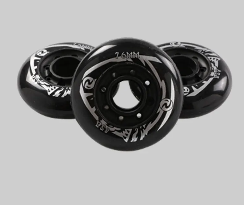 Skating Shoes Wheels Brushing Street High Elastic and Wear Resistant Brake Wheels