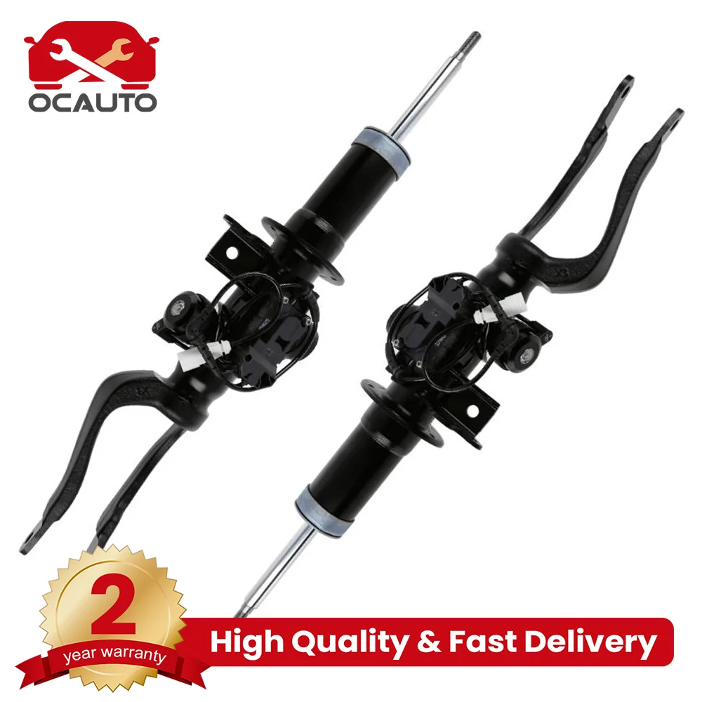 2x Front Air Suspension Shock Strut For BMW 5/7 Series F01 F02 F07 F10 F11 4matic xDrive AWD Shock Absorber With EDC 37116851127